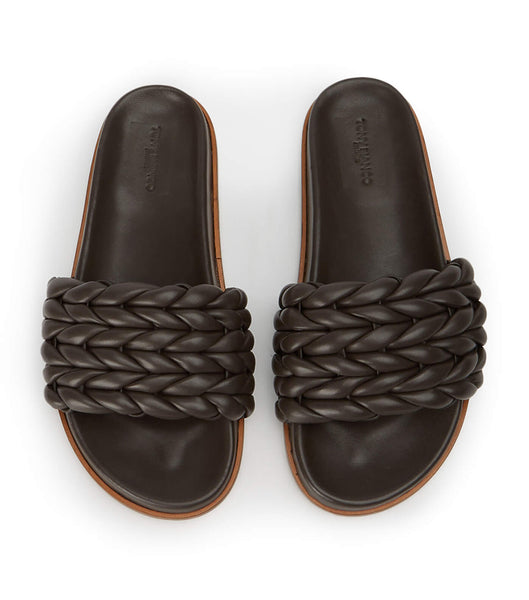 Chanclas Tony Bianco Layton Chocolate Nappa Chocolate | XECGW11268