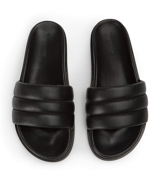 Chanclas Tony Bianco Lucas Black Nappa 1.5cm Negras | XECBH23960