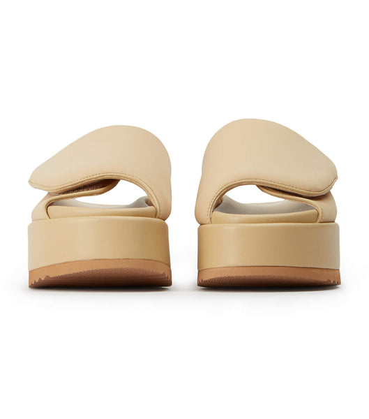 Chanclas Tony Bianco Roxana Nude Scuba 6cm Beige | FECUI19277