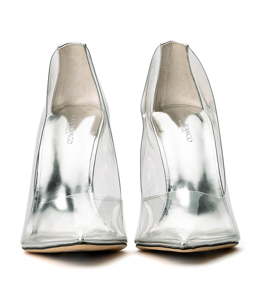 Court Shoes Tony Bianco Alijah Clear Vinylite/Silver 10.5cm Plateadas | XECGW30951