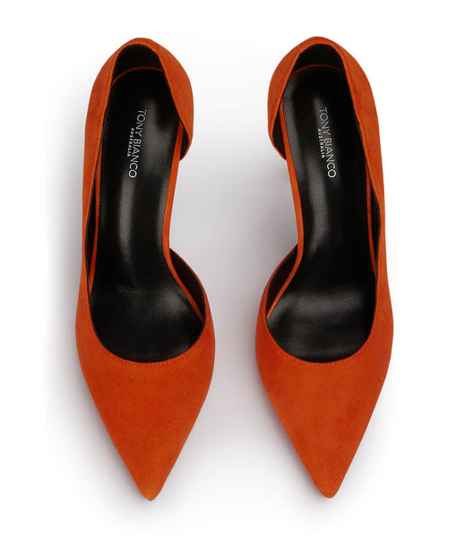 Court Shoes Tony Bianco Alyx Aperol Suede 10.5cm Naranjas | DECVO52030