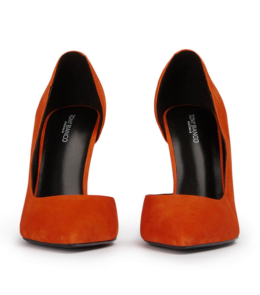 Court Shoes Tony Bianco Alyx Aperol Suede 10.5cm Naranjas | DECVO52030