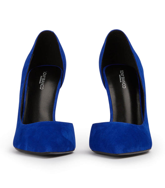 Court Shoes Tony Bianco Alyx Azure Suede 10.5cm Azur | ECCVG47654