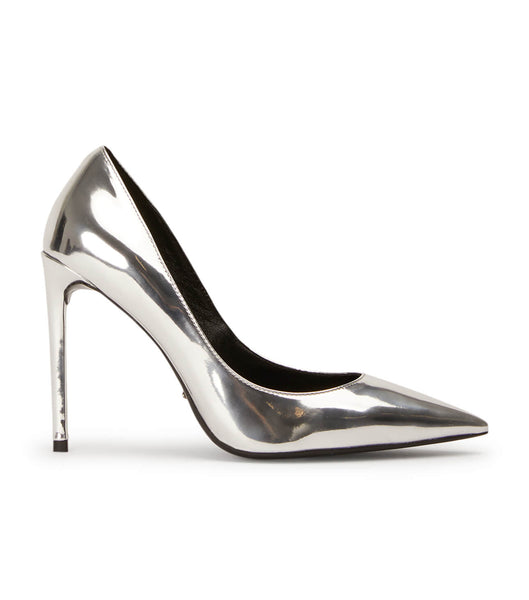 Court Shoes Tony Bianco Anja Silver Shine 10.5cm Plateadas | ECZPD96308