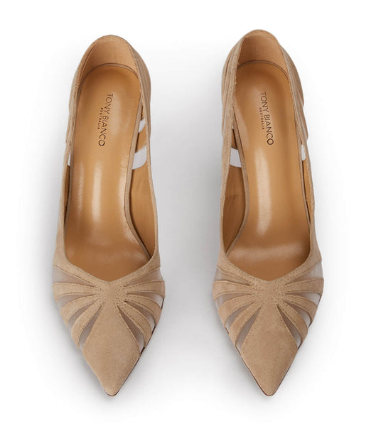 Court Shoes Tony Bianco Arrow Blush Suede 10.5cm Rosas | ECXMI19041