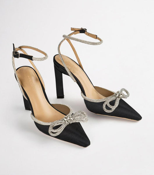 Court Shoes Tony Bianco Elsie Black Satin 10.5cm Negras | ECJZR43773