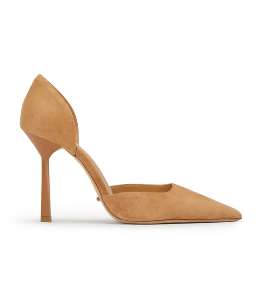 Court Shoes Tony Bianco Gala Butterscotch Suede 10cm Amarillo | ECJKU72316