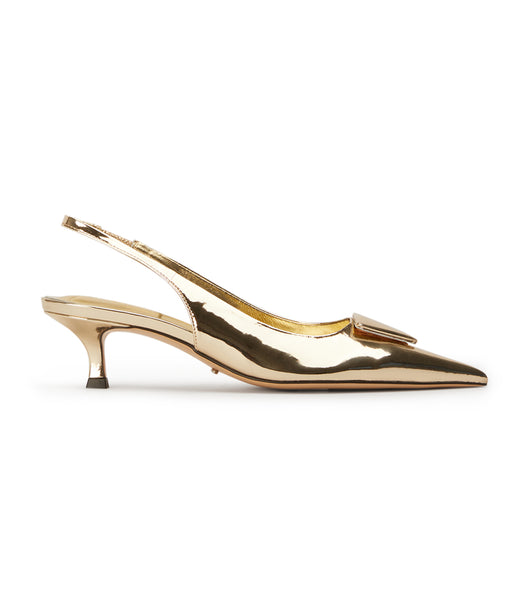 Court Shoes Tony Bianco Kimmy Gold Shine 4.5cm Doradas | XECBH55397