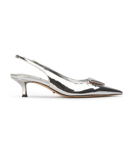 Court Shoes Tony Bianco Kimmy Silver Shine 4.5cm Plateadas | UECND13397