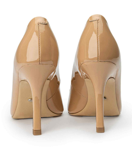 Court Shoes Tony Bianco Kysaia Nude Patent 9.5cm Beige | UECTG27231