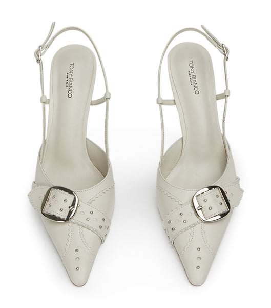 Court Shoes Tony Bianco Sadie Bone Venice 8cm Beige | MECHR60752