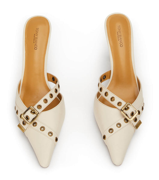 Court Shoes Tony Bianco Savoir Bone Venice 8cm Beige | LECSX77496