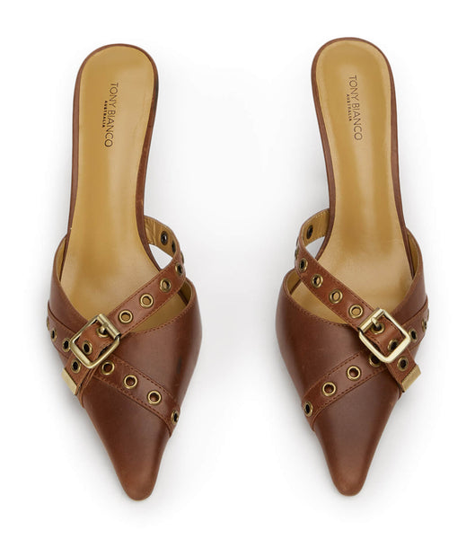 Court Shoes Tony Bianco Savoir Cognac 8cm Marrones | ECQAV31137