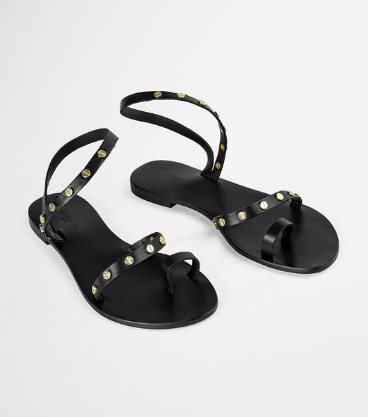 Flat Sandals Tony Bianco Finola Black 1cm Negras | DECVO23076