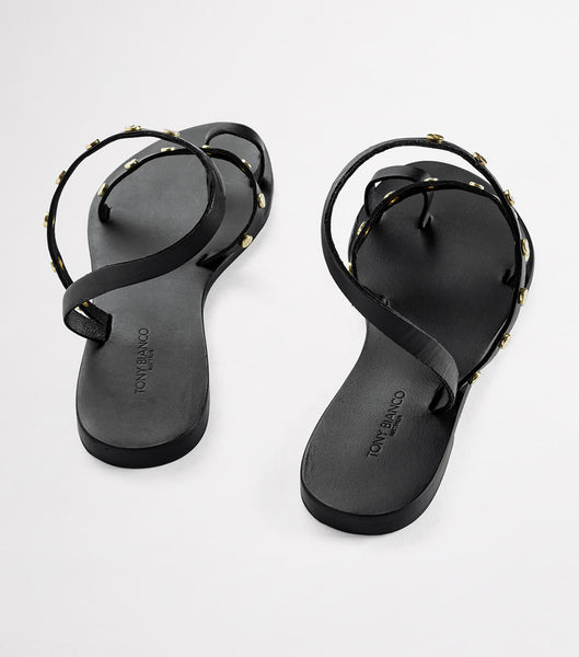 Flat Sandals Tony Bianco Finola Black 1cm Negras | DECVO23076