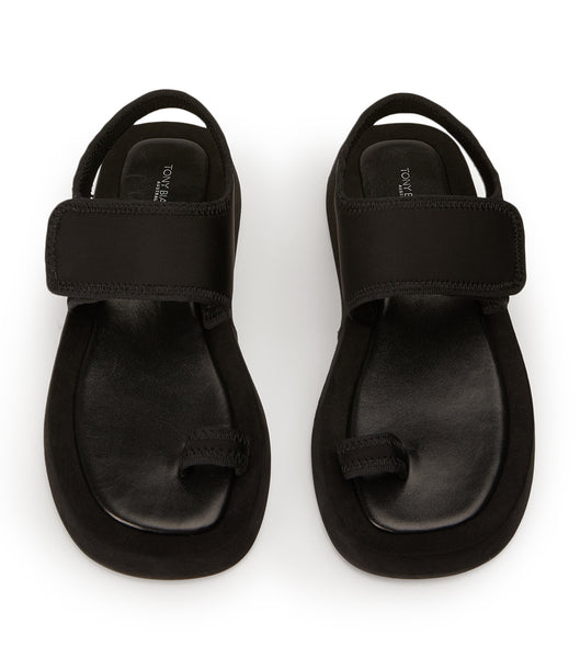 Flat Sandals Tony Bianco Iso Black Neoprene 3.5cm Negras | ZECNQ94193