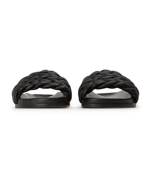 Flat Sandals Tony Bianco Layton Black Nappa Negras | AECDF36967