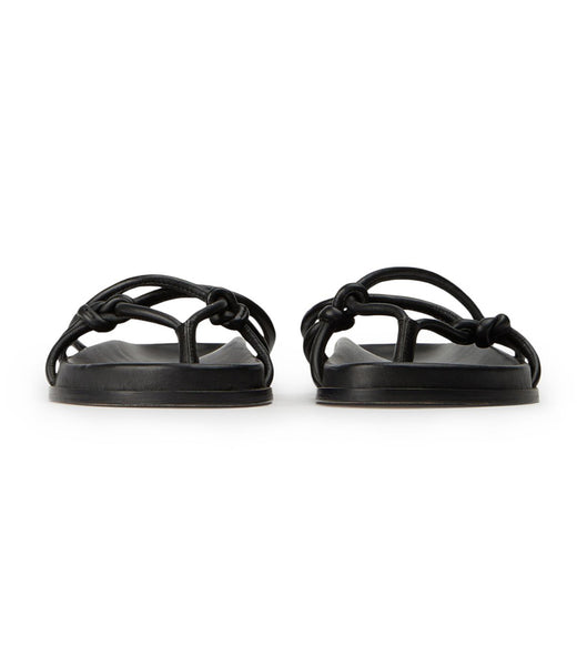 Flat Sandals Tony Bianco Luelle Black Nappa Negras | AECDF30263