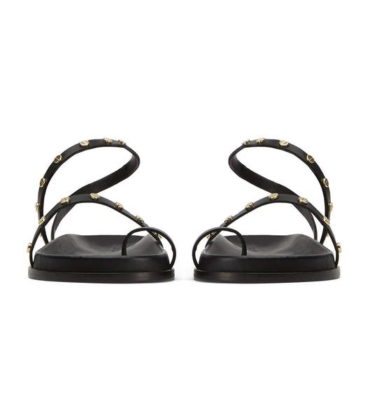 Flat Sandals Tony Bianco Lyvia Black Negras | TECPQ67229