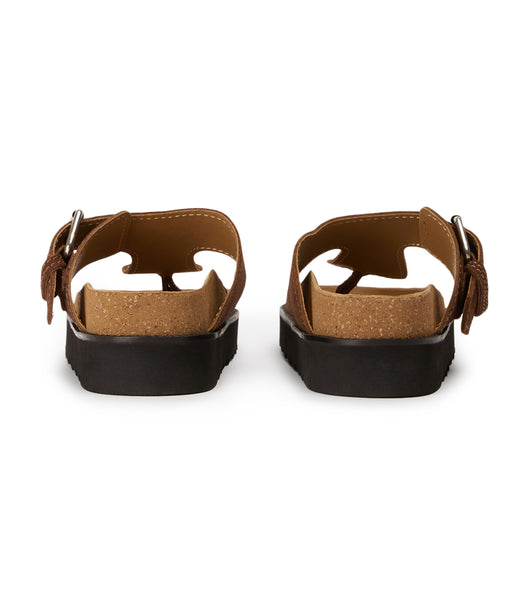 Flat Sandals Tony Bianco Marlo Choc Suede 3cm Marrones | XECGW10705