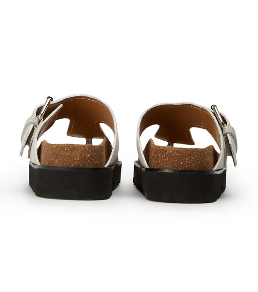 Flat Sandals Tony Bianco Marlo Milk Suede 3cm Blancas | DECKV39182