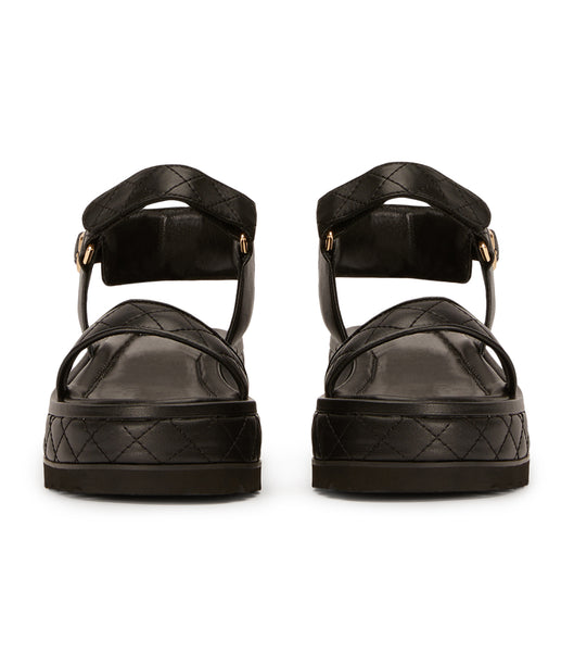 Flat Sandals Tony Bianco Zahara Black Nappa 6cm Negras | ECJBT65447