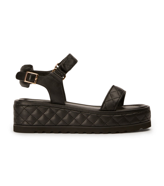 Flat Sandals Tony Bianco Zahara Black Nappa 6cm Negras | ECJBT65447