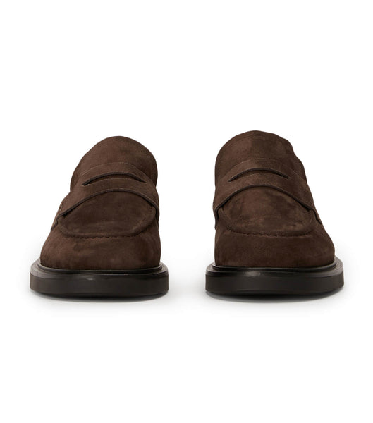 Loafers Tony Bianco Cherish Espresso Suede 4.5cm Chocolate | ECQAV98434