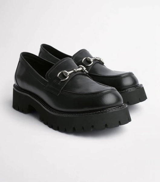 Loafers Tony Bianco Greer Black Como 4cm Negras | MECHR51604