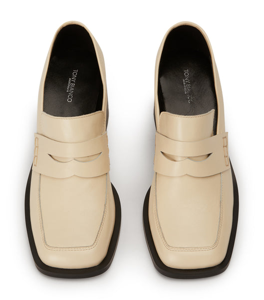 Loafers Tony Bianco Lomax Ecru Venice 6.5cm Blancas | ECEGJ52666