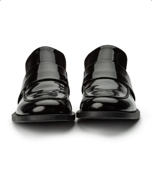 Loafers Tony Bianco Rovin Black Hi Shine 2.5cm Negras | PECQX26312