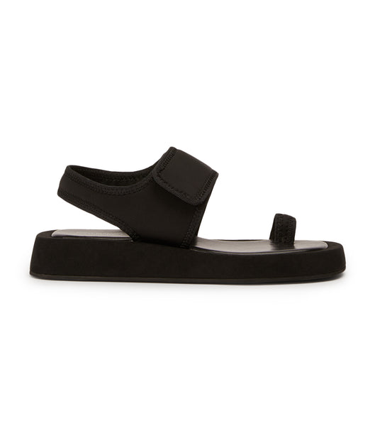 Sandalias Tony Bianco Iso Black Neoprene 3.5cm Negras | BECSD90036