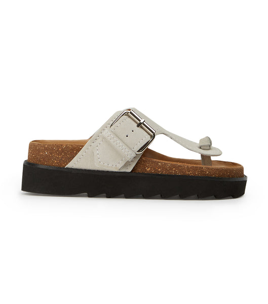 Sandalias Tony Bianco Marlo Milk Suede 3cm Blancas | ECEGJ53903