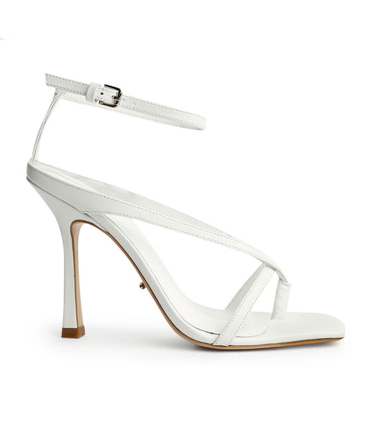 Sandalias de dedo Tony Bianco Faythe White Kid 10.5cm Blancas | YECGT89414