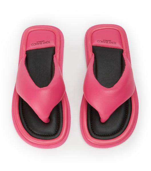 Sandalias de dedo Tony Bianco Nikki Acid Pink Rosas | ECXMI15342