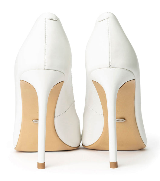 Tacones Brillantes Tony Bianco Anja Milk Capretto 10.5cm Blancas | BECSO16392