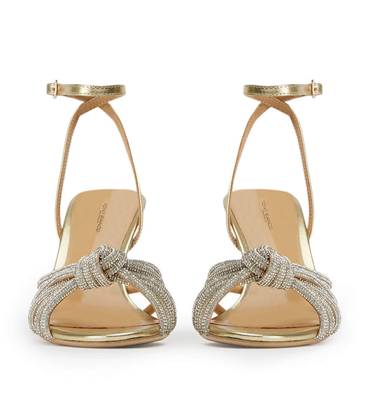 Tacones Brillantes Tony Bianco Helena Gold Nappa Metallic 8.5cm Doradas Metal | TECPQ81820