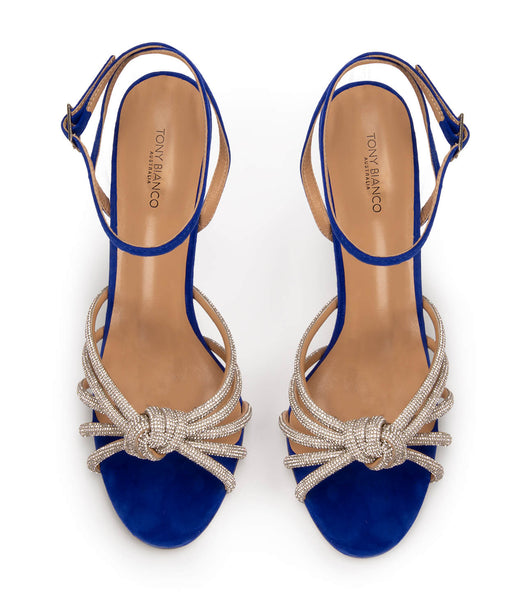 Tacones Brillantes Tony Bianco Kyla Azure Suede 11cm Azur | ECQAV61523