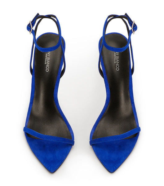 Tacones Brillantes Tony Bianco Myra Azure Suede 10.5cm Azur | QECWA50319