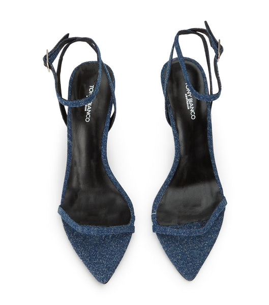 Tacones Brillantes Tony Bianco Myra Blue Denim 10.5cm Azules | ECCIF46602