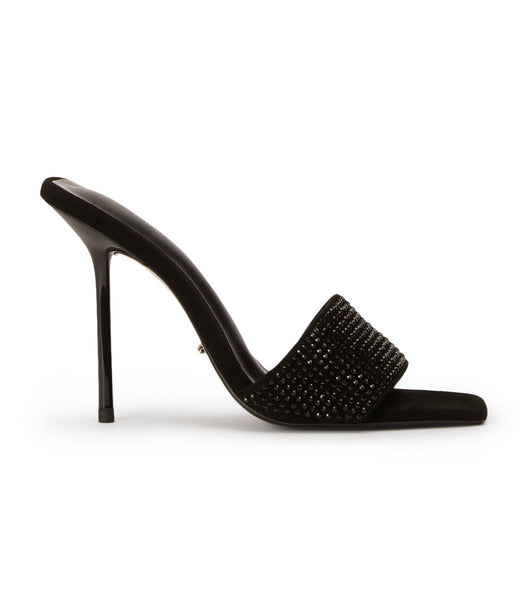 Tacones Brillantes Tony Bianco Naomi Black Crystal/Black Suede 10.5cm Negras | ECNZX83628