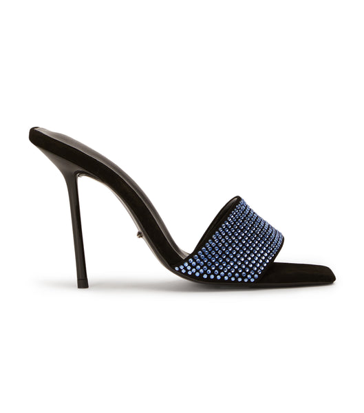 Tacones Brillantes Tony Bianco Naomi Blue Crystal/Black Suede 10.5cm Azules Negras | BECSO22688