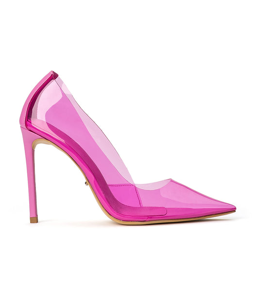 Tacones De Novia Tony Bianco Alijah Pink Vinylite/Pink Nappa 10.5cm Rosas Rosas | EECHC76678