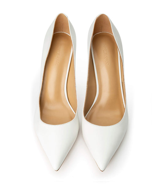 Tacones De Novia Tony Bianco Anja Milk Capretto 10.5cm Blancas | ECXMI82874