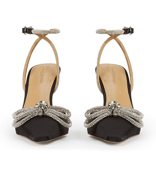 Tacones De Novia Tony Bianco Eros Black Satin 10.5cm Negras | ECCIF76550