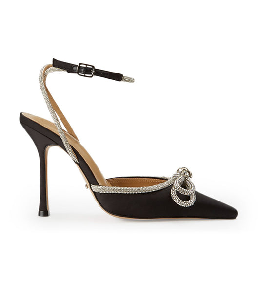 Tacones De Novia Tony Bianco Eros Black Satin 10.5cm Negras | ECCIF76550