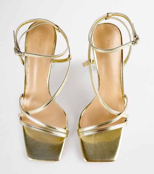 Tacones De Novia Tony Bianco Franci Gold Nappa Metallic 10.5cm Doradas Metal | ECJZR79069