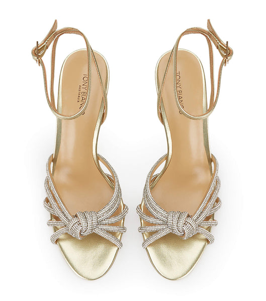 Tacones De Novia Tony Bianco Helena Gold Nappa Metallic 8.5cm Doradas Metal | DECVO63633