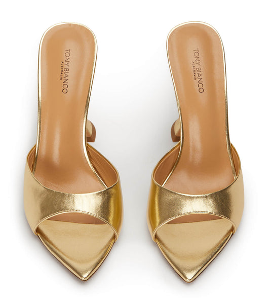 Tacones De Novia Tony Bianco Marcel Gold Nappa Metallic 10.5cm Doradas Metal | LECTR24582