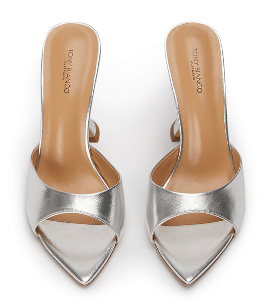 Tacones De Novia Tony Bianco Marcel Silver Nappa Metallic 10.5cm Plateadas Metal | LECTR68692